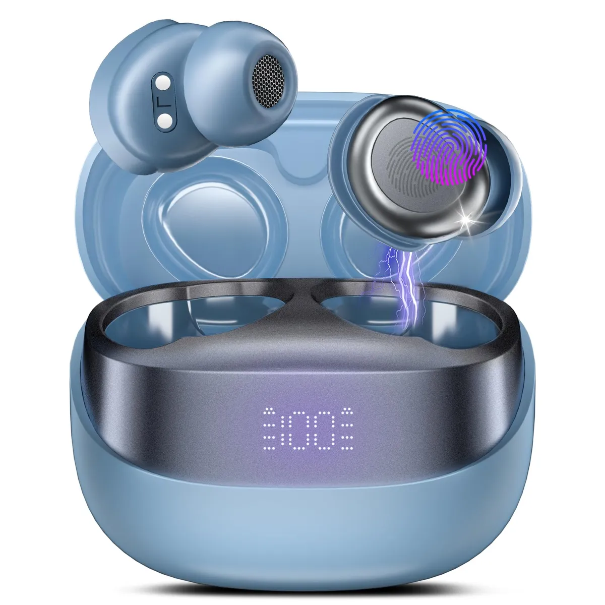 DUSONLAP Auriculares para Dormir, 47H Mini Auriculares inalambricos