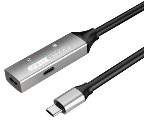 PremiumCord Cable de Extensión USB-C Activo con Repetidor