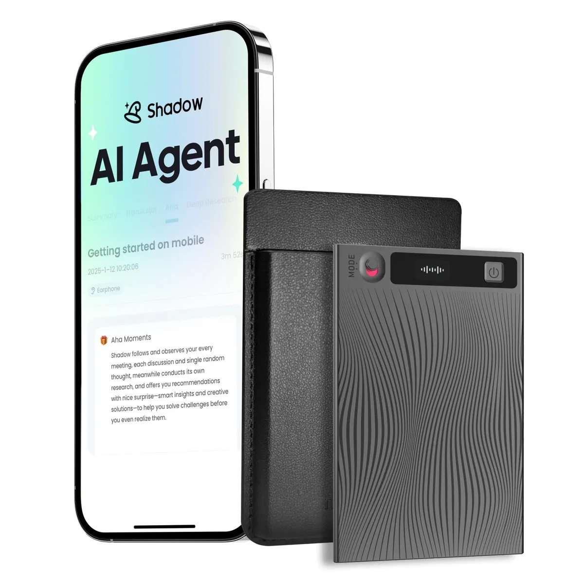 Mobvoi TicNote Enregistratore Vocale IA – Ottime condizioni