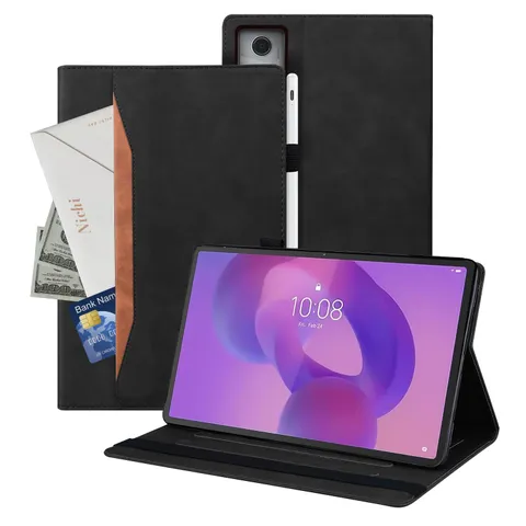 Funda Lenovo Idea Tab Pro 12.7" in Pelle PU Nero