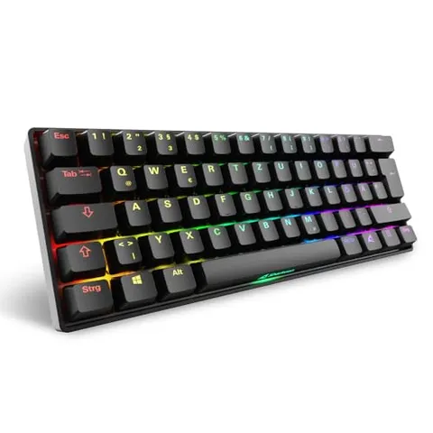 Sharkoon Skiller SGK50 S4 Gen2, nero, Gateron Yellow, 60% layout DE