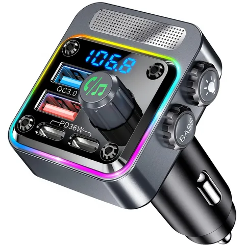 GizmoVine Trasmettitore FM Bluetooth per Auto
