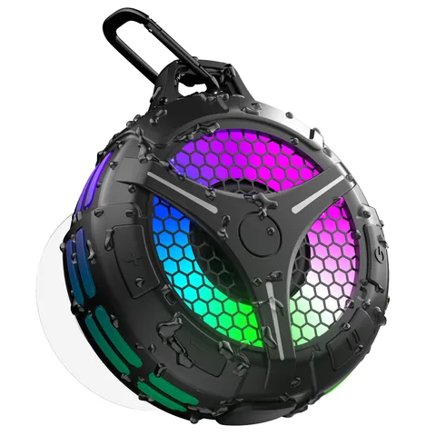 Ortizan Altavoz de Ducha Bluetooth Impermeable IPX7