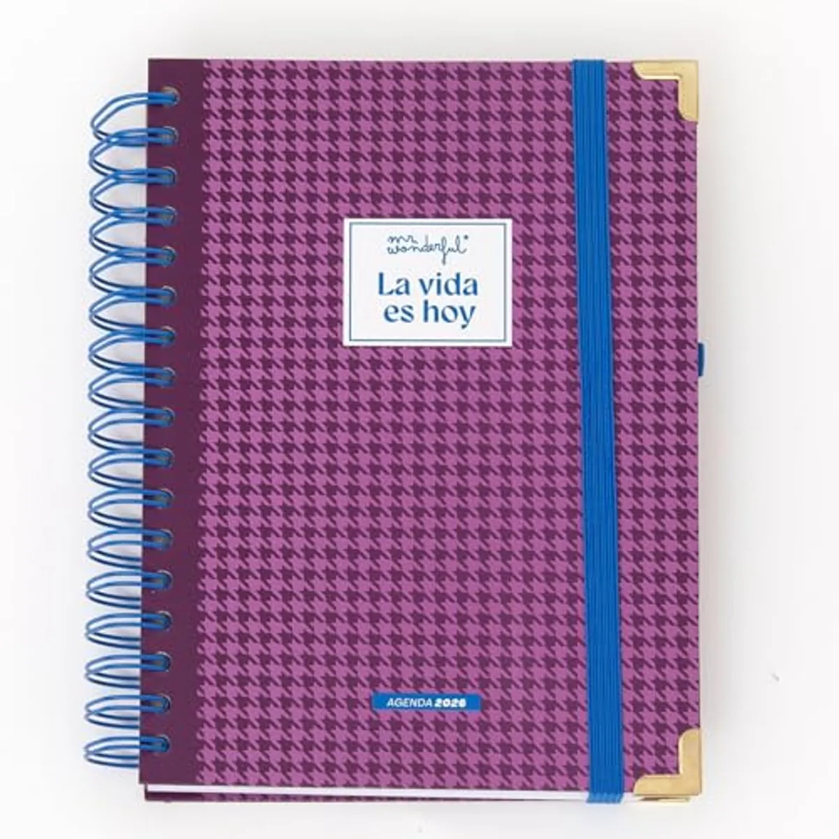 Mr. Wonderful - Agenda annuale 2026 con vista giornaliera e penna – Life is Today