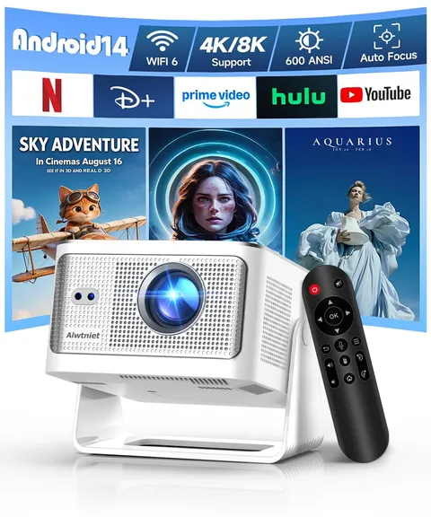 Alwtniet Proyector Portatile 4K – Come nuovo
