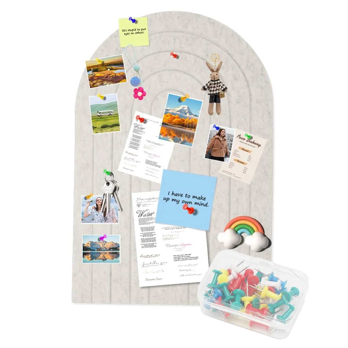 Pinnwand in Filze Autocollante 60x40cm – Come nuovo
