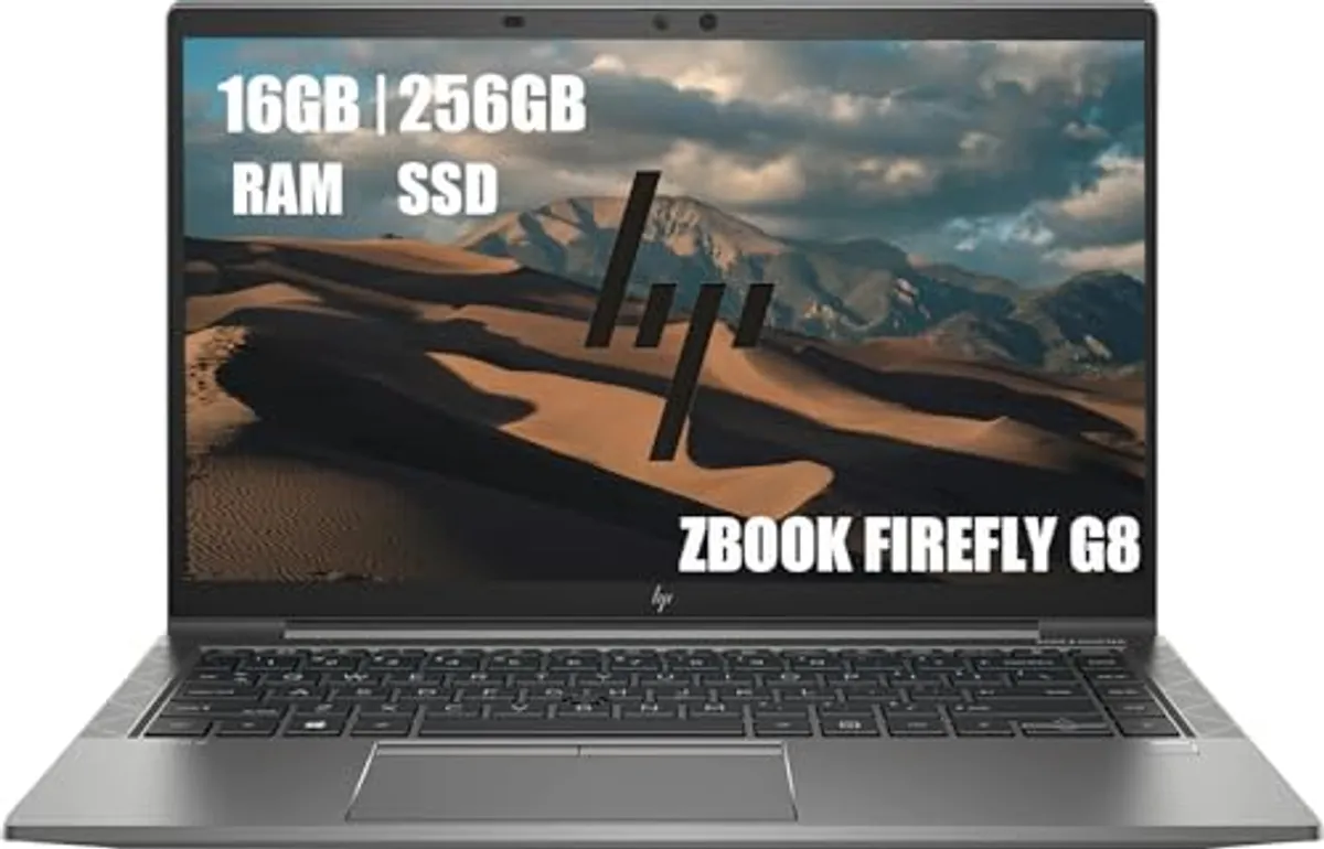 HP ZBook Firefly 14 G8 Workstation Laptop, 14" FHD (1920x1080), Intel Core i5-1145G7, 16 GB RAM, SSD da 256 GB, US QWERTY Keyboard, Windows 11 Pro (ricondizionato)